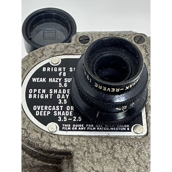 VTG 1940 Revere Eight Model 88 8mm Movie Turret Cine Camera Film Collectible USA - Picture 10 of 10